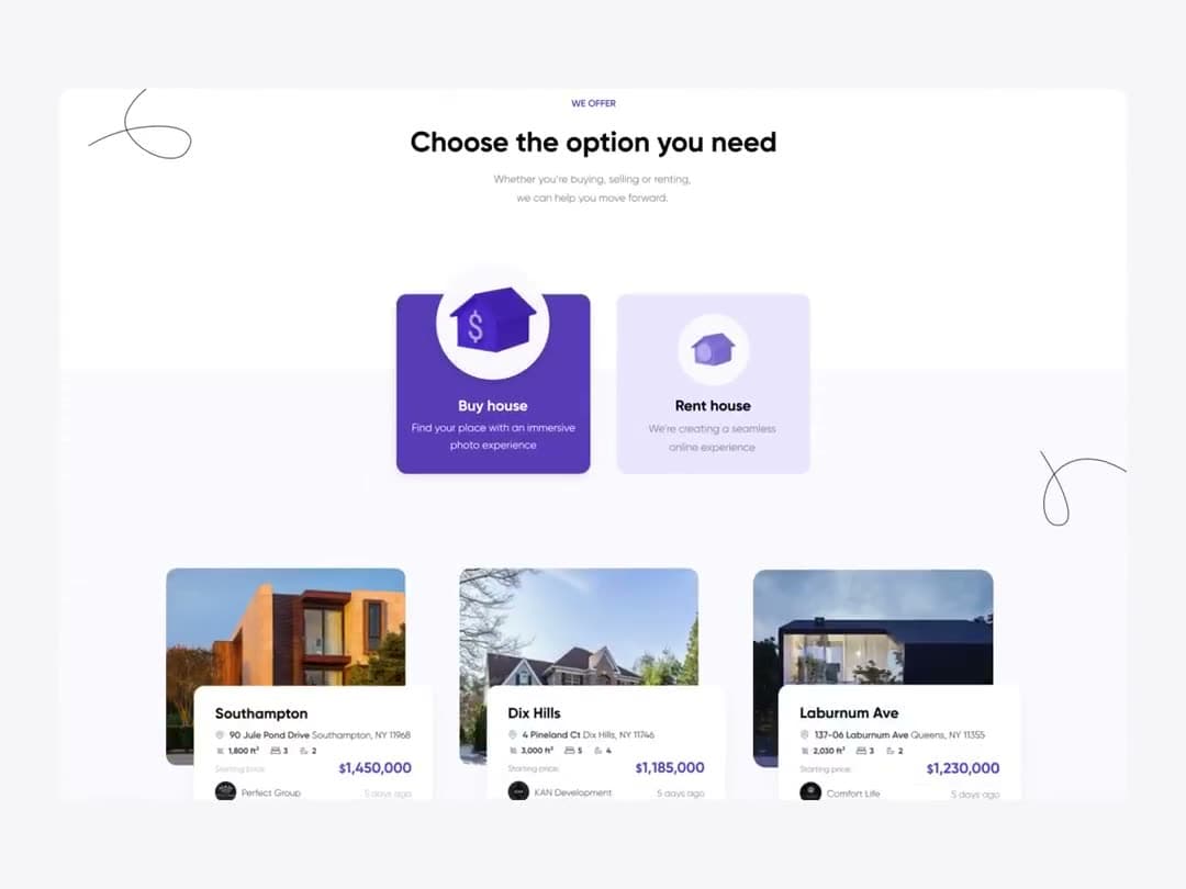 Real-estate portal concept
