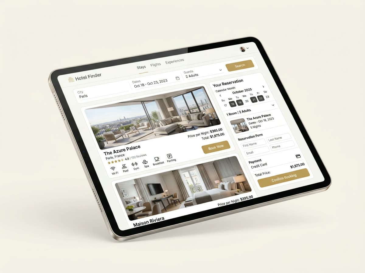 Hotel booking
